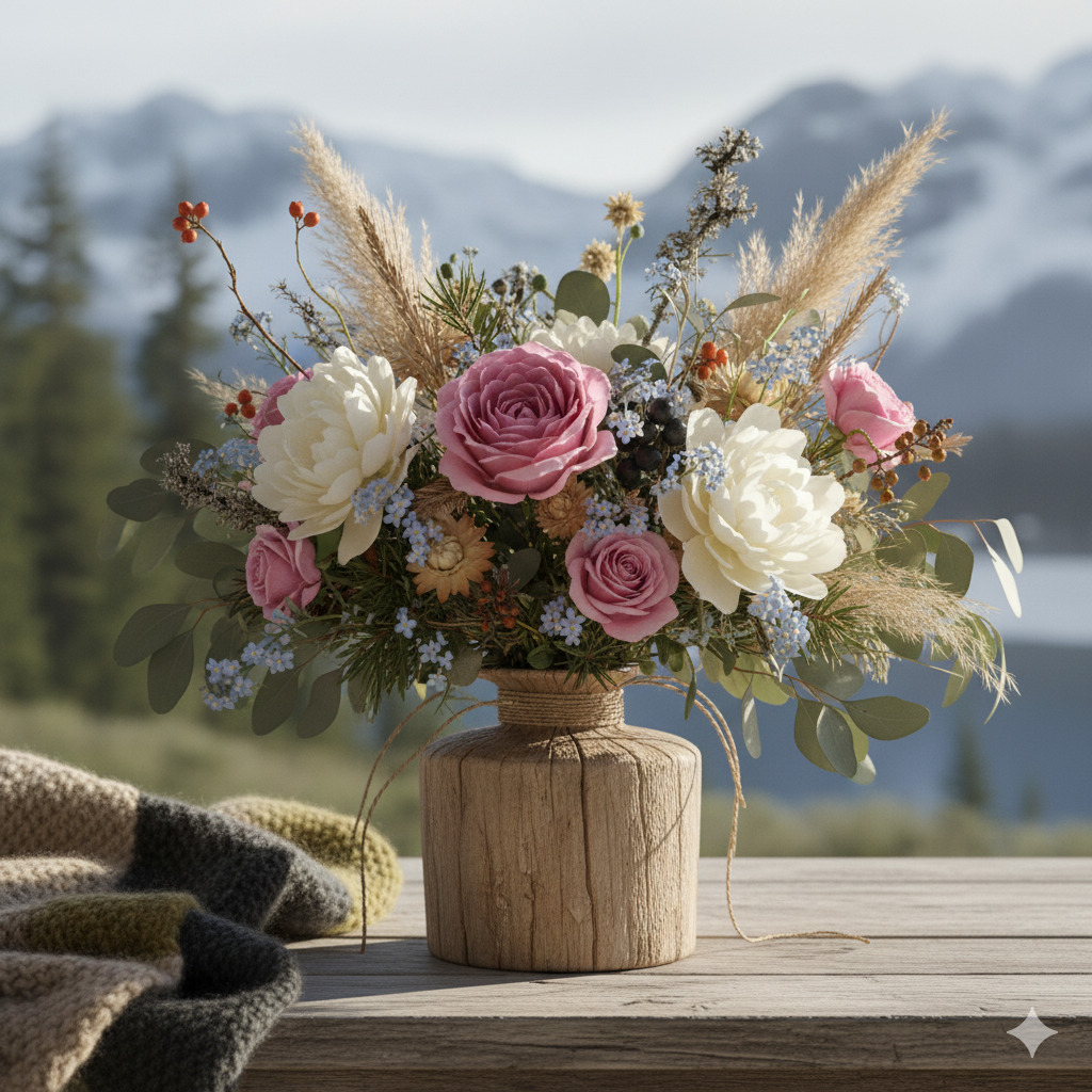 Villi pohjoismainen buketti